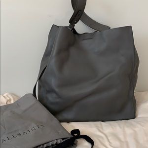 AllSaints North South Tote - Gray